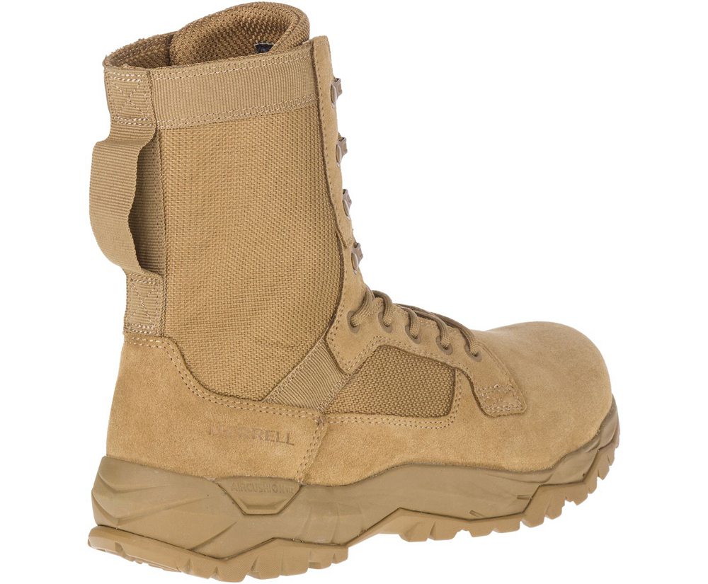 Botas Mujer - Merrell Mqc 2 Tactical Wide Width - Kaki - COYZ-01395